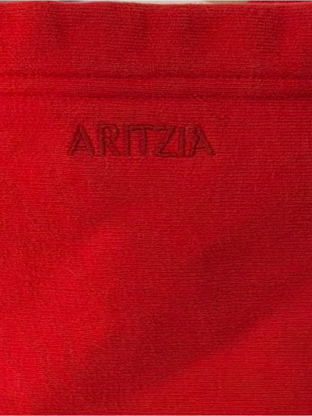 Red Aritzia Sweatfleece Hoodie